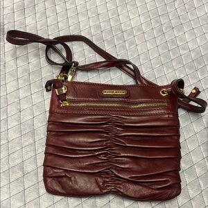 Etienne Aigner Deep Red Crossbody Bag